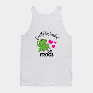 Easily Distracted by Frogs Tank Top